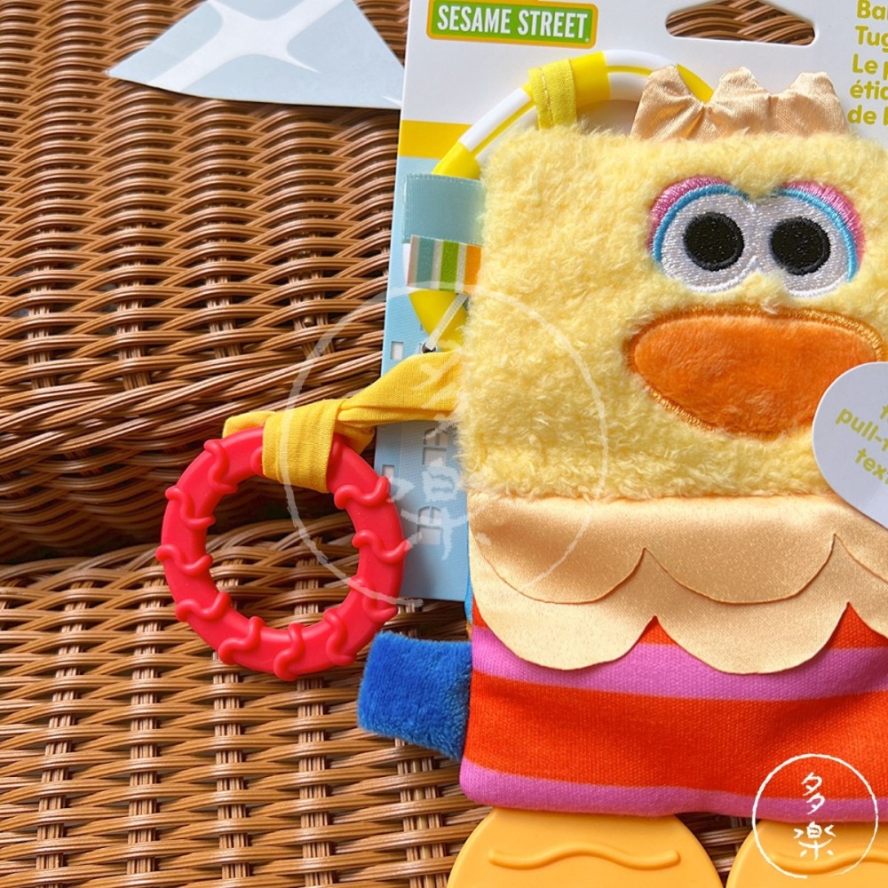 ｜現貨｜芝麻街固齒器安撫掛飾。固齒器 響紙 可掛嬰兒推車 Sesame Street 新生兒送禮 多樂選物-細節圖3