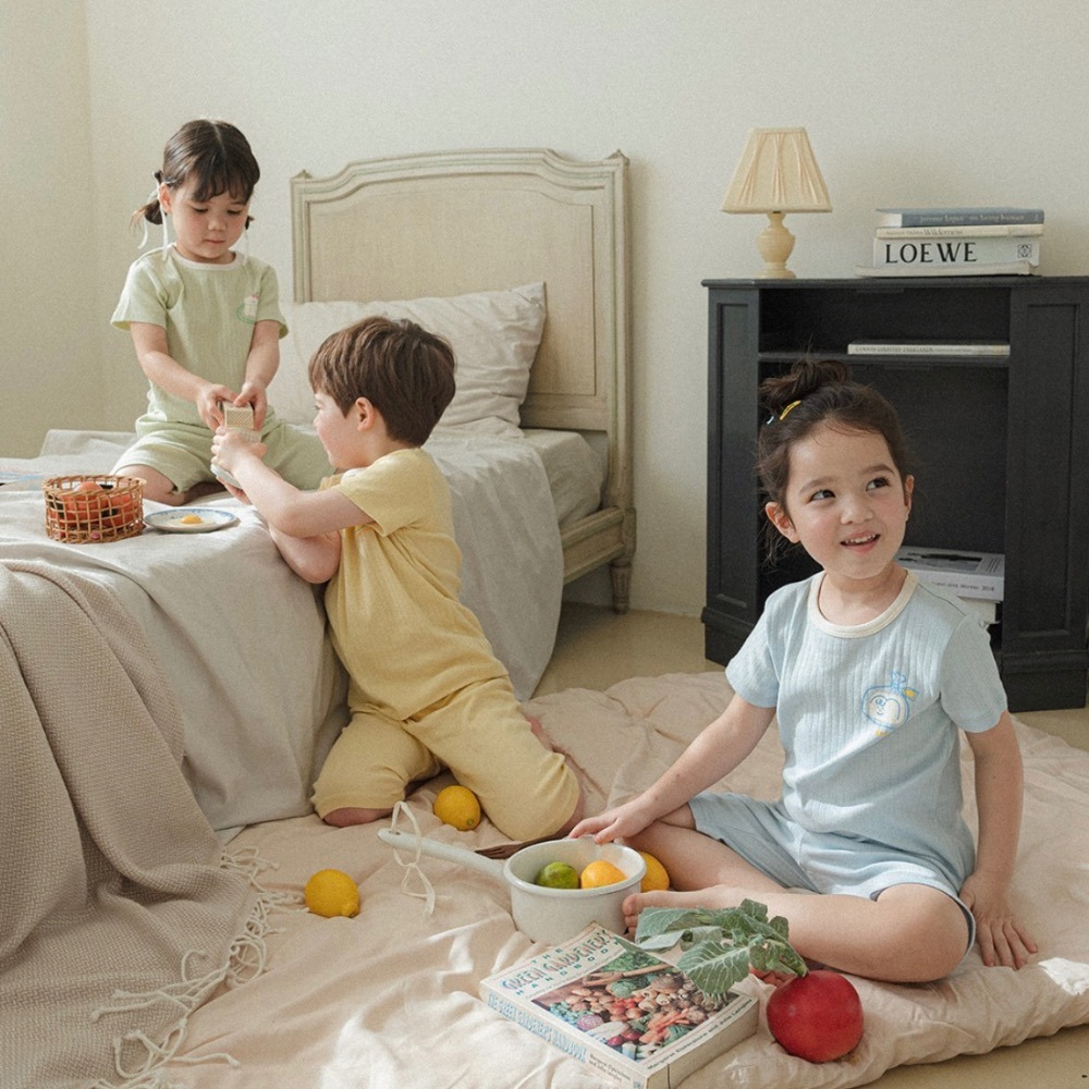 ｜現貨｜韓國直送 兒童家居套裝。兒童家居服 幼兒套裝 幼兒睡衣 多樂選物-細節圖4