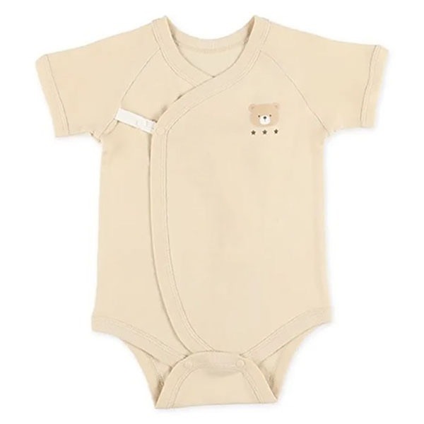 ｜現貨 60cm 70cm｜純棉開襟包屁衣2件組。日本西松屋代購 西松屋包屁衣 新生兒包屁衣 多樂選物-細節圖6