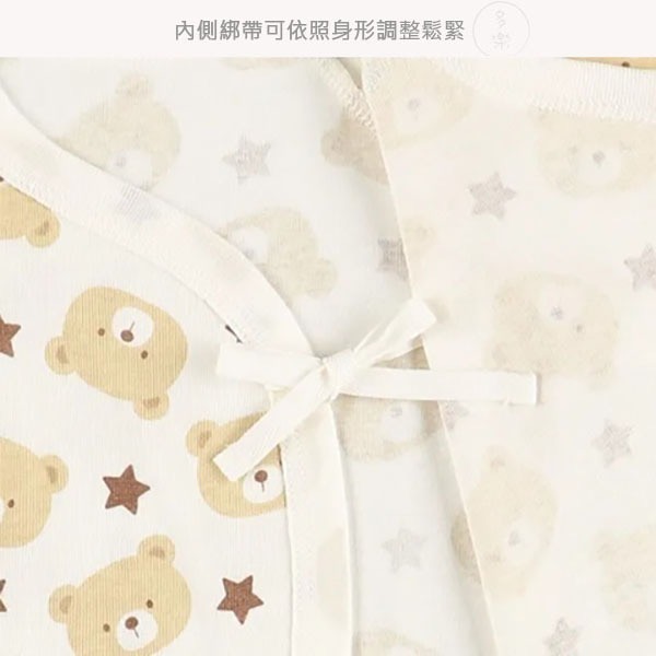 ｜現貨 60cm 70cm｜純棉開襟包屁衣2件組。日本西松屋代購 西松屋包屁衣 新生兒包屁衣 多樂選物-細節圖8