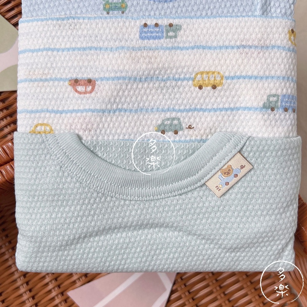 ｜現貨 80cm｜純棉網眼短袖包屁衣3件組。日本西松屋代購 西松屋包屁衣 寶寶透氣洞洞衣 多樂選物-細節圖3