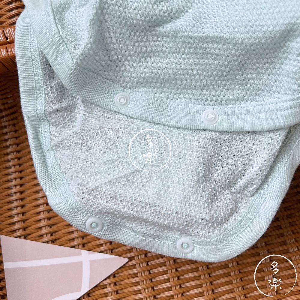 ｜現貨 80cm｜純棉網眼短袖包屁衣3件組。日本西松屋代購 西松屋包屁衣 寶寶透氣洞洞衣 多樂選物-細節圖4
