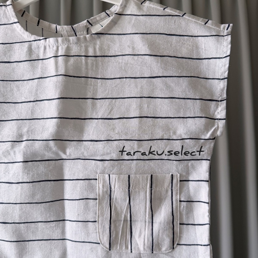 ｜現貨 80~90cm｜韓國童裝 條紋口袋套衫。男童女童穿搭 韓國直送 多樂選物-細節圖4