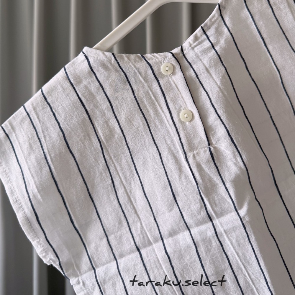 ｜現貨 80~90cm｜韓國童裝 條紋口袋套衫。男童女童穿搭 韓國直送 多樂選物-細節圖6