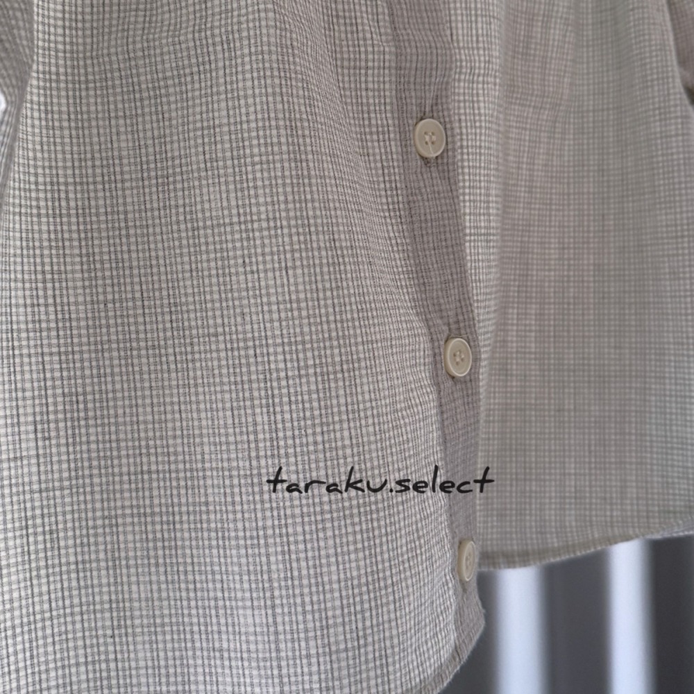 ｜現貨 85~105cm｜韓國童裝 女寶公主袖襯衫。女寶穿搭 韓國直送 多樂選物-細節圖3