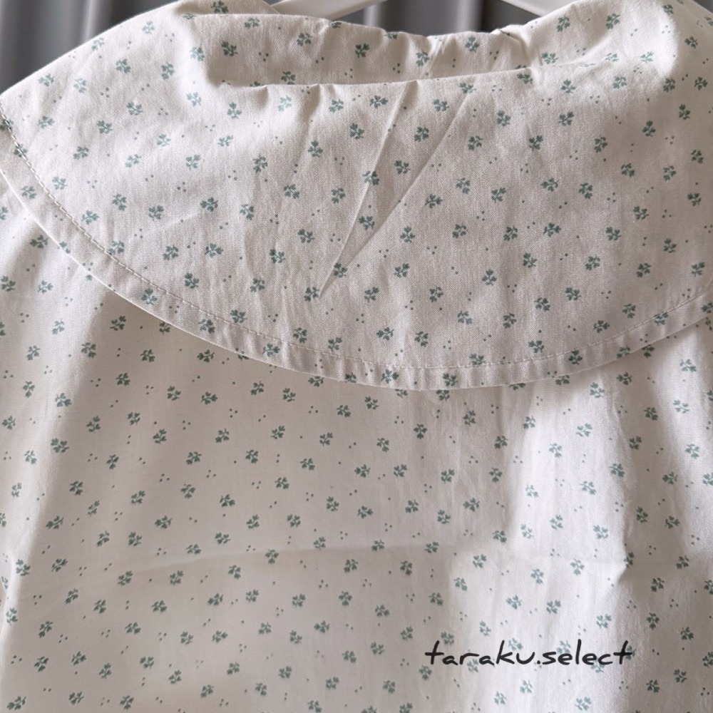 ｜現貨 85~105cm｜韓國童裝 小花口袋襯衫。女寶穿搭 韓國直送 多樂選物-細節圖3