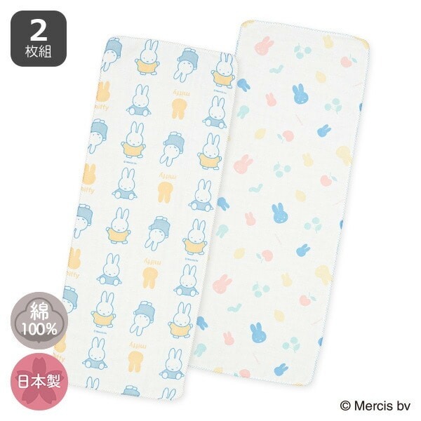 ｜現貨｜日本製紗布浴巾2入組。日本西松屋代購 miffy 米飛兔 snoopy 史努比 寶寶洗澡巾 紗布巾 多樂選物-細節圖5