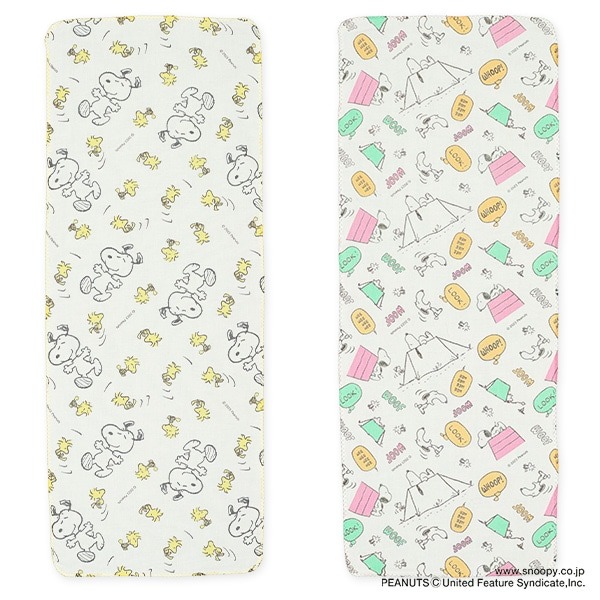 ｜現貨｜日本製紗布浴巾2入組。日本西松屋代購 miffy 米飛兔 snoopy 史努比 寶寶洗澡巾 紗布巾 多樂選物-規格圖8