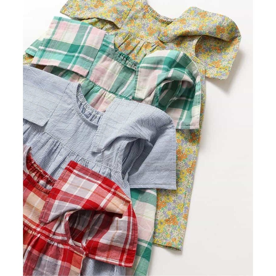 ｜現貨 100-120cm｜apres les cours 女童洋裝。日本童裝代購 女寶洋裝 格紋洋裝 多樂選物-細節圖5