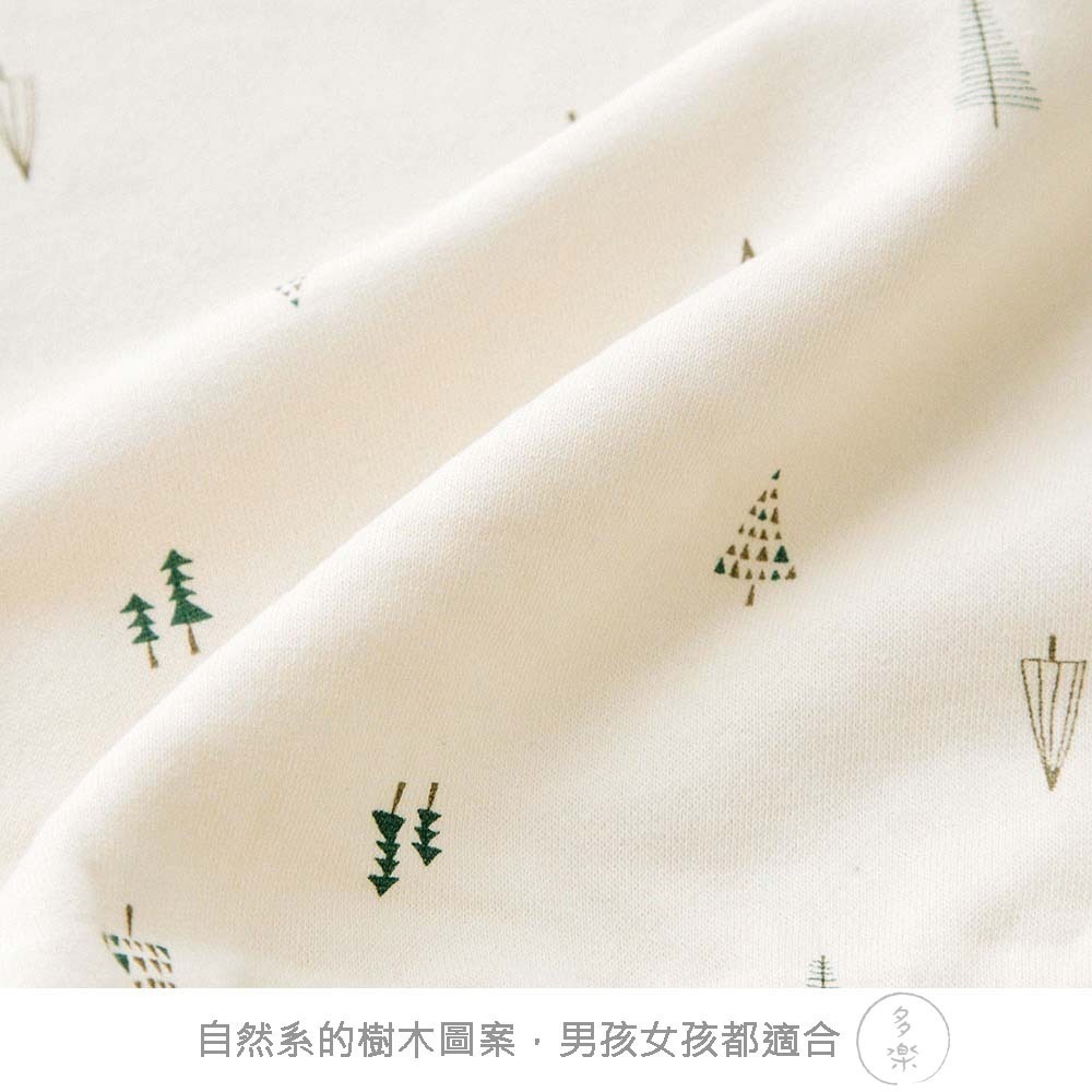 ｜現貨 110cm｜森林小樹內刷毛幼童上衣。日本童裝代購 小高領 北歐樹木 刷毛 幼童聖誕節穿搭 多樂選物-細節圖9