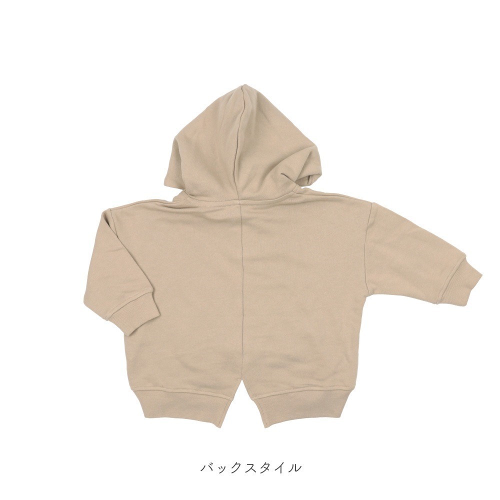 ｜現貨 110cm｜海鷗刺繡幼童長袖帽踢。日本童裝代購 幼童帽T 後開衩 寶寶冬天帽踢  多樂選物-細節圖7