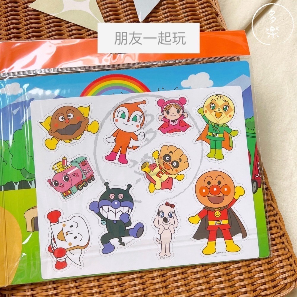 麵包超人磁鐵組｜現貨｜知育磁鐵書 2款可選 麵包超人 細菌人 紅精靈 磁鐵 方便攜帶  多樂選物-細節圖4