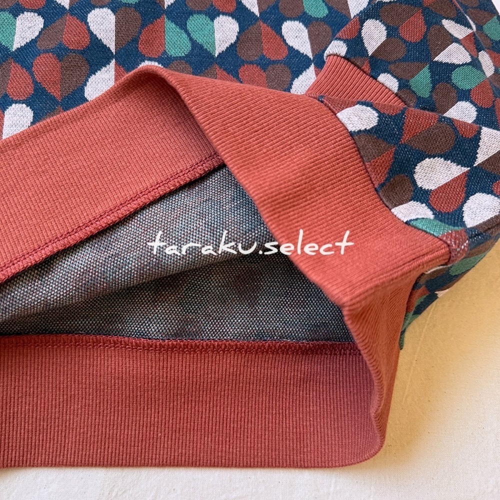 ｜現貨 90cm｜復古愛心圖案針織上衣。日本童裝 寶寶上衣 兒童上衣 多樂選物-細節圖5