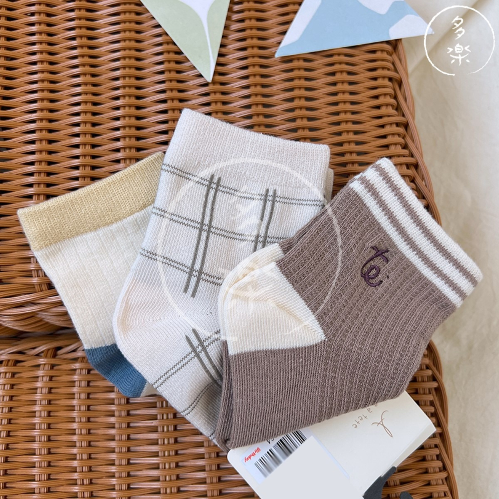 ｜現貨 15~20cm｜tete a tete 男童襪3雙組。日本童裝代購 官方通路 兒童襪子 兒童襪 多樂選物-細節圖6