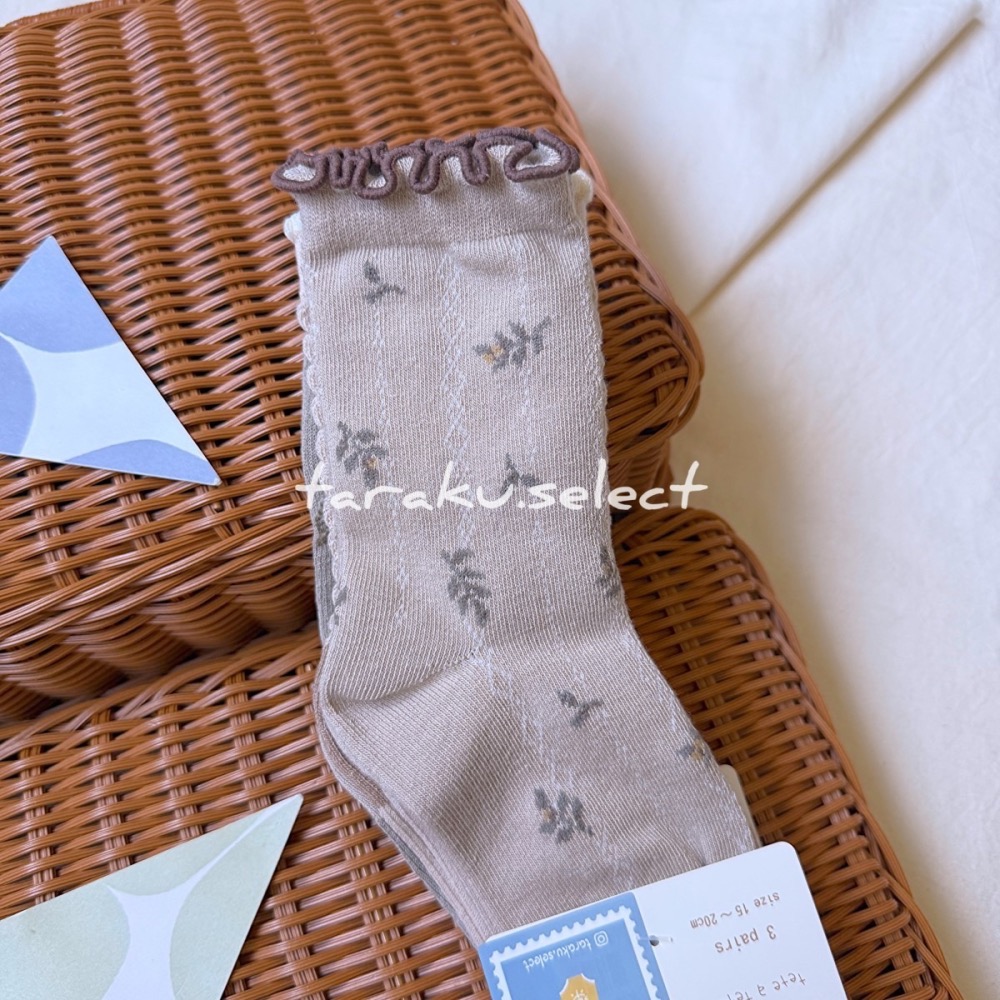 ｜現貨 15~20cm｜tete a tete 女童襪3雙組。日本童裝代購 官方通路 兒童襪子 兒童襪 多樂選物-細節圖8