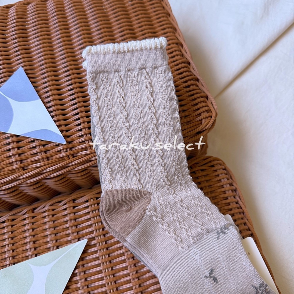 ｜現貨 15~20cm｜tete a tete 女童襪3雙組。日本童裝代購 官方通路 兒童襪子 兒童襪 多樂選物-細節圖9