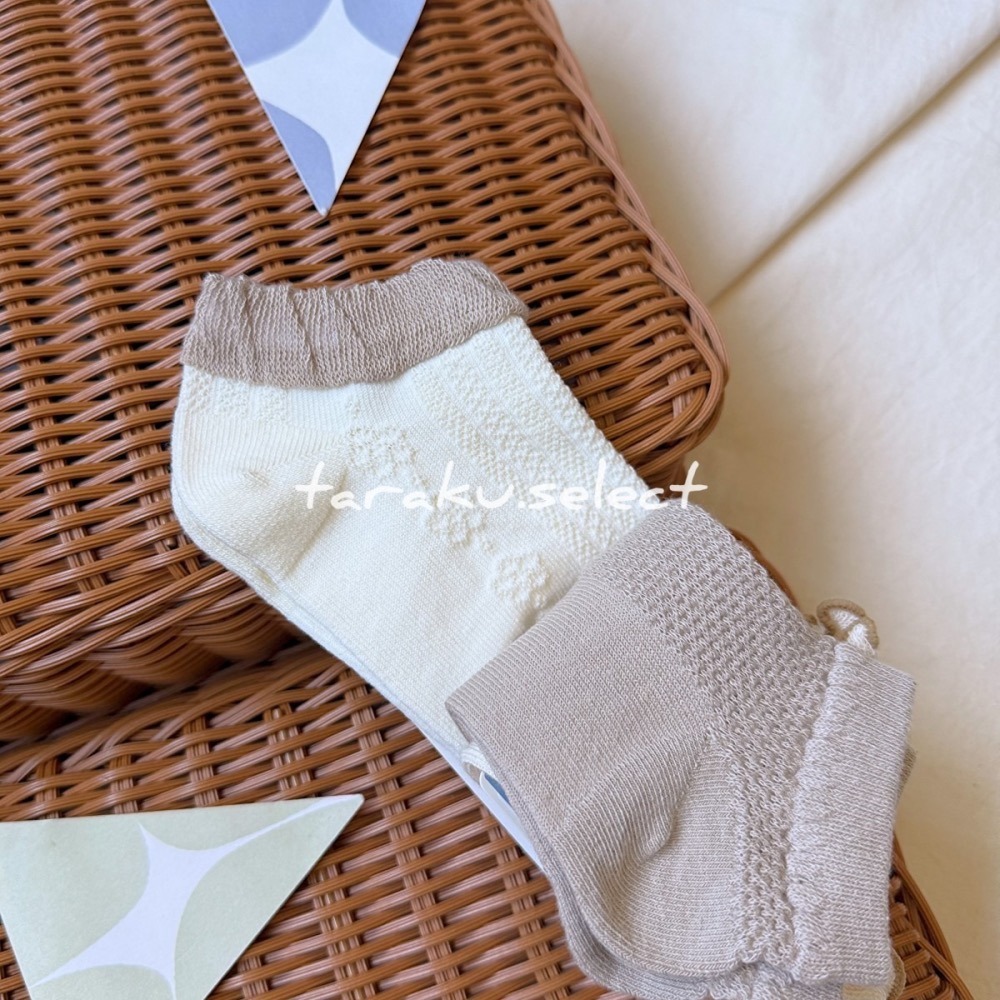 童襪｜現貨 15~20cm｜tete a tete 女童襪3雙組。日本童裝代購 官方通路 兒童襪子 兒童襪 多樂選物-細節圖4