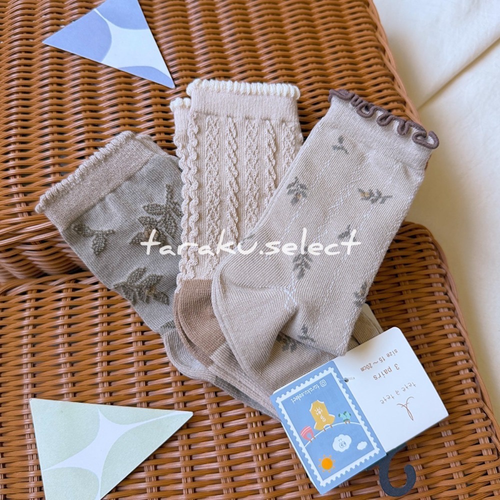 ｜現貨 15~20cm｜tete a tete 女童襪3雙組。日本童裝代購 官方通路 兒童襪子 兒童襪 多樂選物-規格圖11