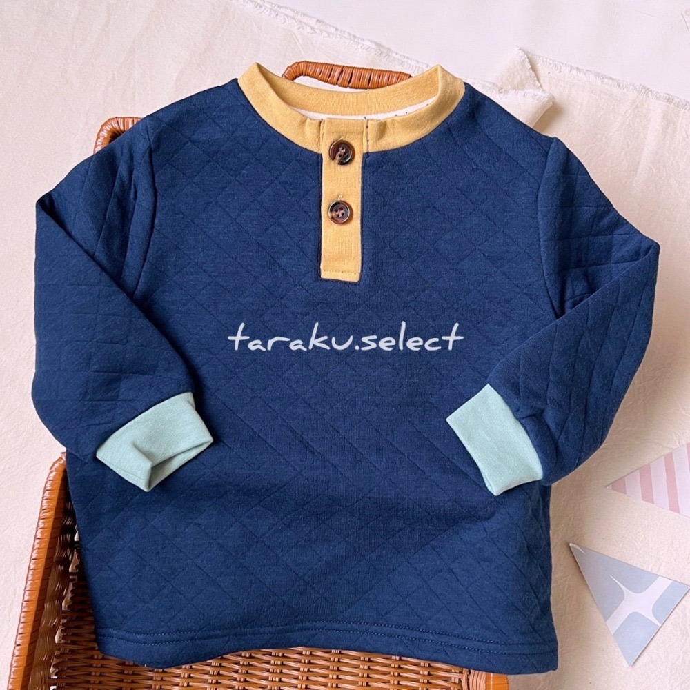 ｜現貨 110cm｜日本 &mignon 鋪棉兒童居家服。日本童裝 幼兒睡衣 腹卷褲 多樂選物-細節圖2