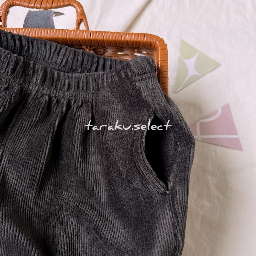 ｜現貨 100cm 110cm｜日本 &mignon 燈芯絨長褲。日本童裝 女童長褲 秋冬長褲 幼兒園褲子 多樂選物-細節圖6