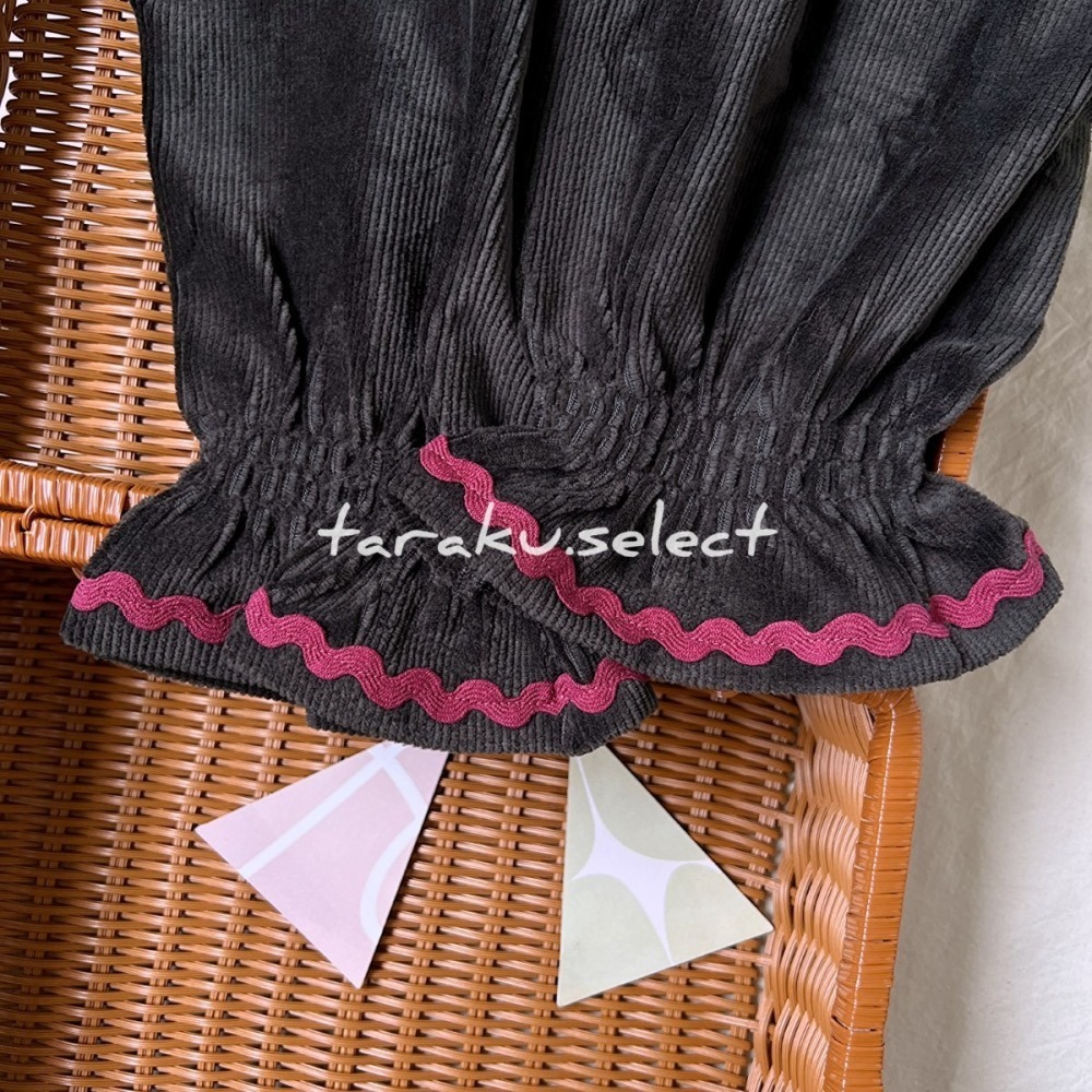 ｜現貨 100cm 110cm｜日本 &mignon 燈芯絨長褲。日本童裝 女童長褲 秋冬長褲 幼兒園褲子 多樂選物-細節圖7