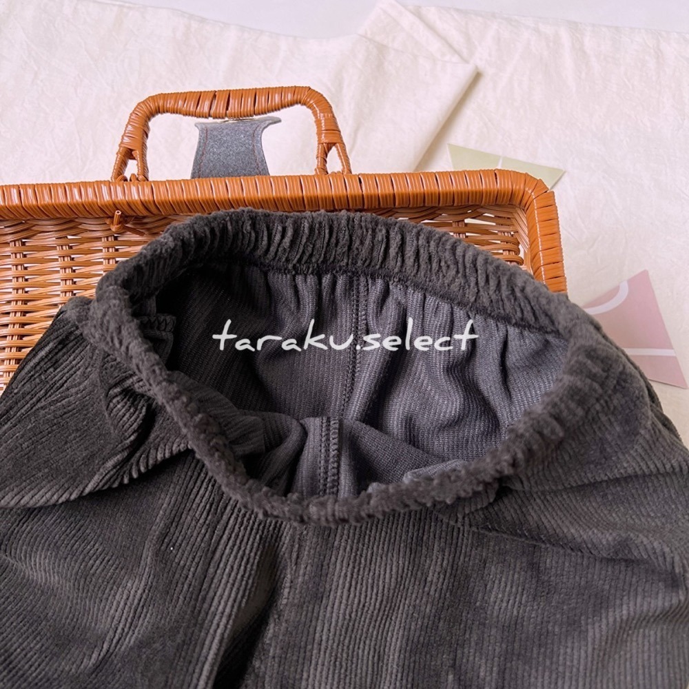 ｜現貨 110cm｜日本 &mignon 燈芯絨長褲。日本童裝 女童長褲 秋冬長褲 幼兒園褲子 多樂選物-細節圖5