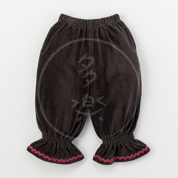 ｜現貨 110cm｜日本 &mignon 燈芯絨長褲。日本童裝 女童長褲 秋冬長褲 幼兒園褲子 多樂選物-細節圖8