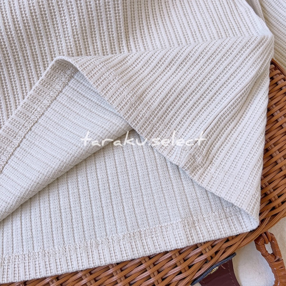 ｜現貨 100cm｜&mignon 兩件式長袖背心上衣。日本童裝 女寶 細肩帶背心 女寶上衣 多樂選物-細節圖5