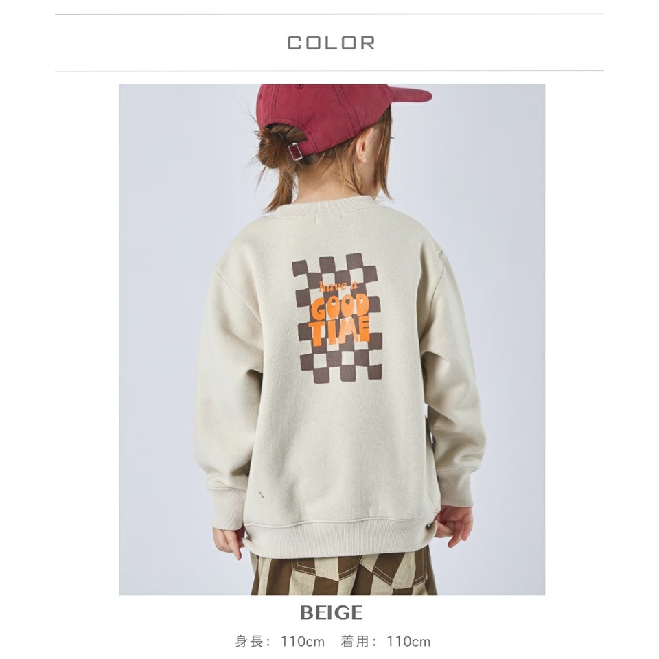 ｜現貨 120cm｜日本 pairmanon 內刷毛長袖上衣(3色可選)。日本童裝 兒童上衣 兒童大學踢 多樂選物-細節圖3