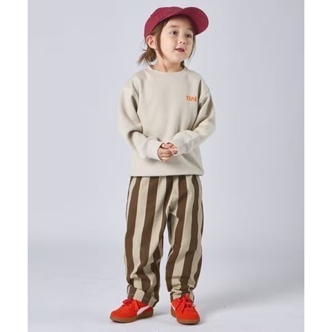 刷毛長袖上衣｜現貨 100cm 120cm｜日本 pairmanon 兒童上衣 刷毛 大學踢 多樂選物-細節圖4