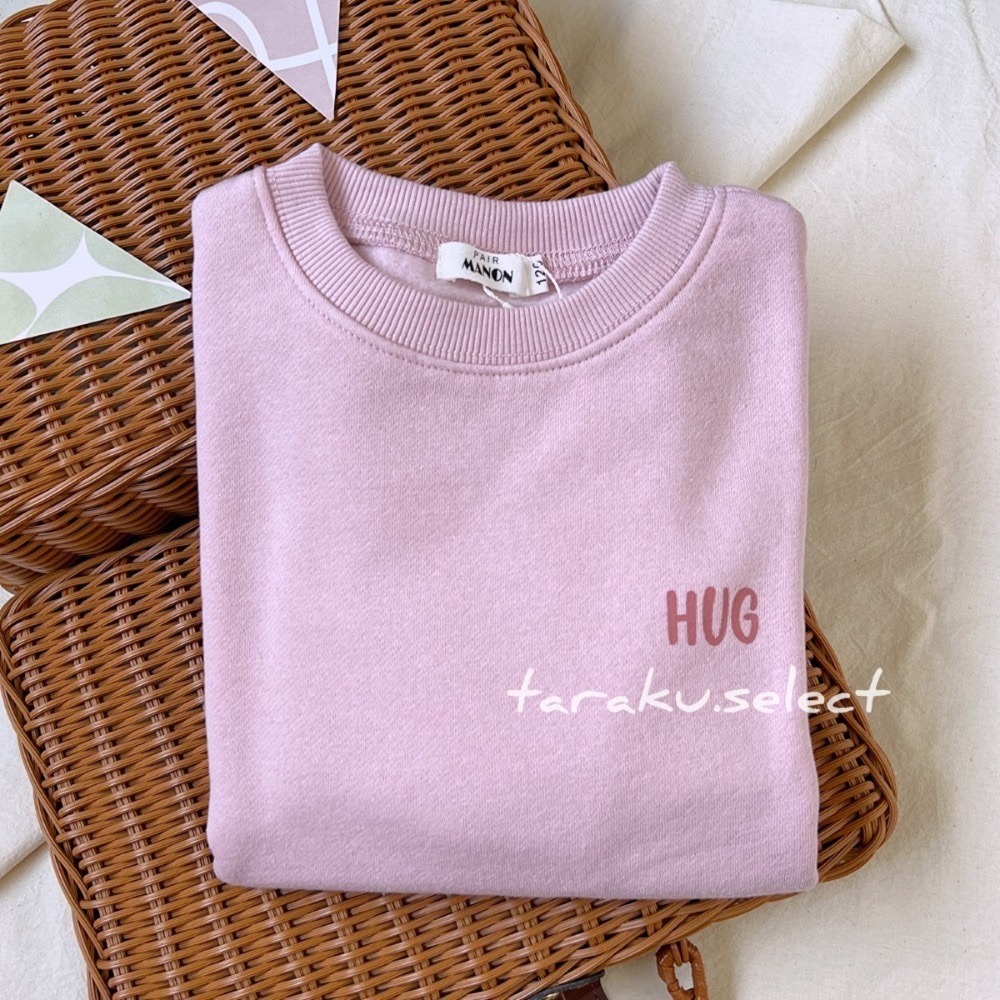 刷毛長袖上衣｜現貨 100cm 120cm｜日本 pairmanon 兒童上衣 刷毛 大學踢 多樂選物-規格圖7