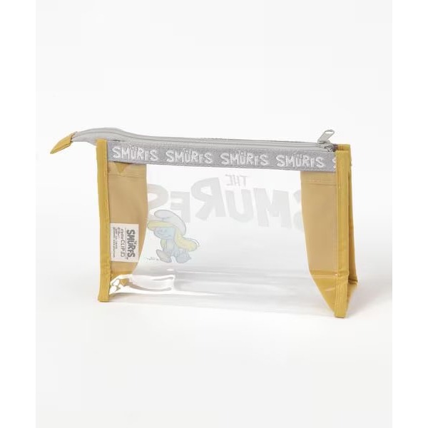 ｜現貨｜日本studio CLIP 藍色小精靈化妝包。日本代購 PVC 透明化妝包 多樂選物-細節圖5