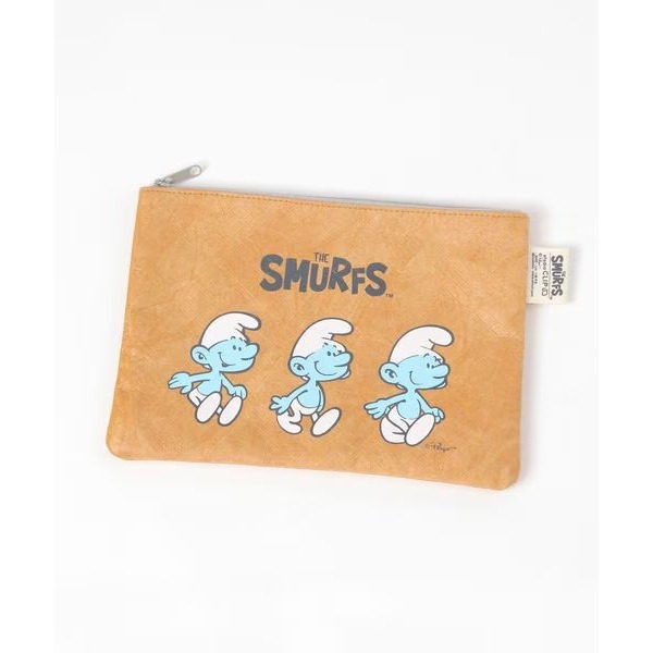 ｜現貨｜日本studio CLIP 藍色小精靈收納包。日本代購 收納包 收納袋 化妝包 多樂選物-細節圖2