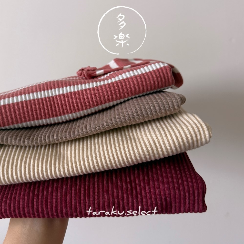 ｜現貨 100cm 110cm｜女童木耳滾邊長袖上衣。日本童裝 木耳裝飾 翻領 小高領 女童內搭 彈性羅紋 多樂選物-細節圖2