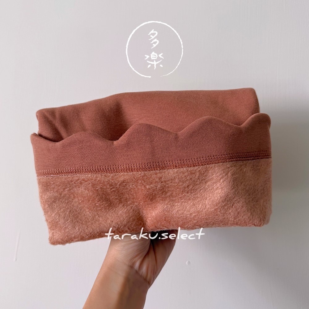 現貨 100cm 110cm 120cm｜小立領內刷毛貝殼下襬長袖上衣。日本童裝 刷毛 幼兒園穿搭 花瓣造型 多樂選物-規格圖6