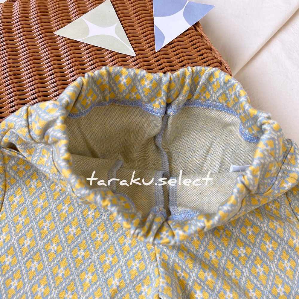 ｜現貨 110cm 120cm｜女童緹花喇叭褲。日本童裝 ever closet 復古 兒童長褲 針織褲 多樂選物-細節圖6