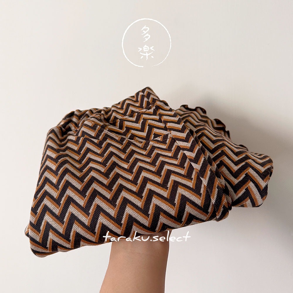 ｜現貨 110cm 120cm｜女童緹花喇叭褲。日本童裝 ever closet 復古 兒童長褲 針織褲 多樂選物-規格圖9