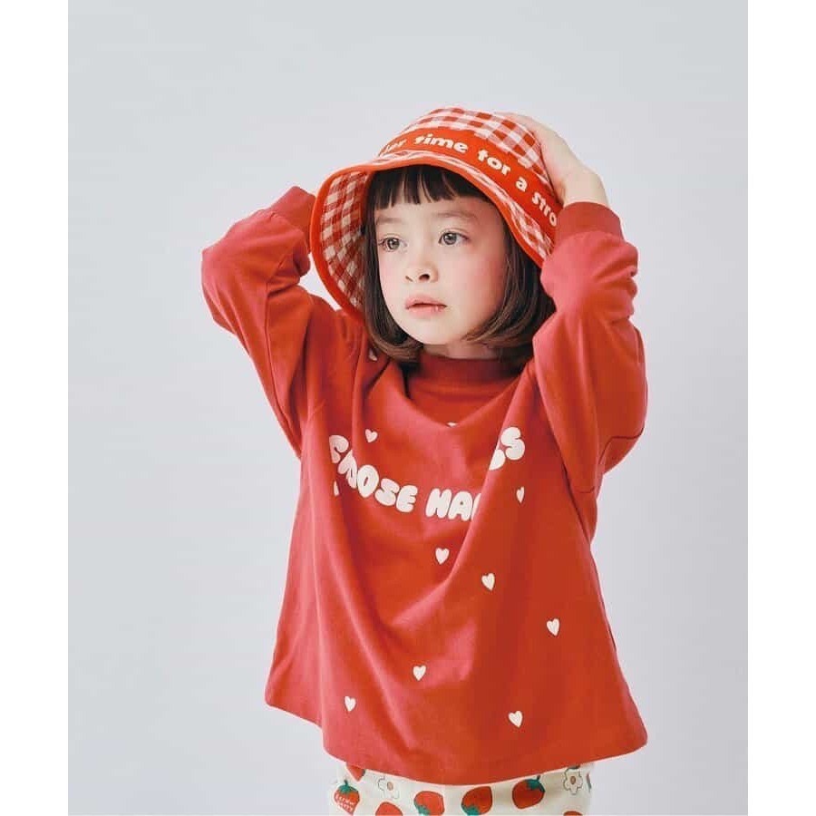 現貨 110cm 120cm｜p.premier 愛心長袖上衣。日本童裝代購 男童女童 兒童T恤 純棉  多樂選物-細節圖2