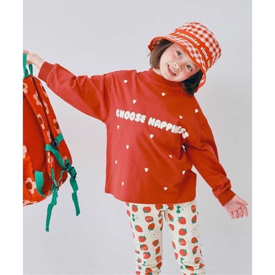 現貨 110cm 120cm｜p.premier 愛心長袖上衣。日本童裝代購 男童女童 兒童T恤 純棉  多樂選物-細節圖3