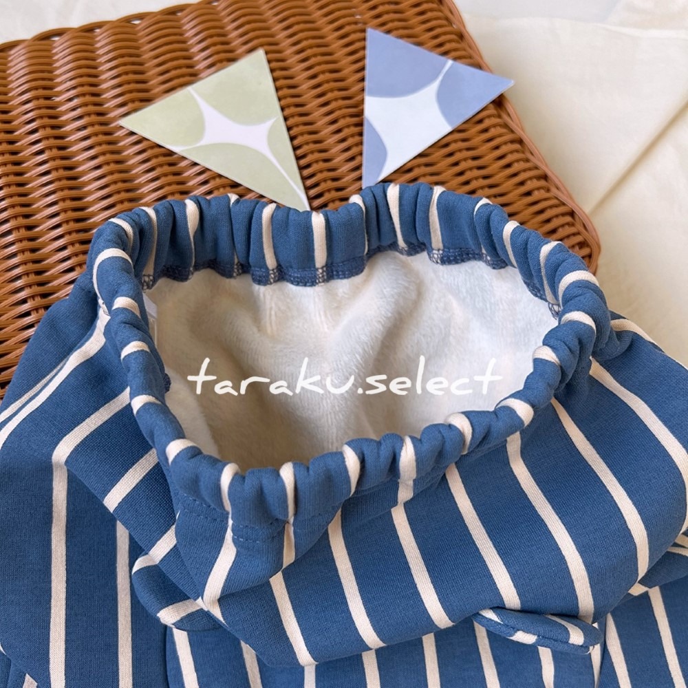 ｜現貨 90cm｜內刷毛寶寶長褲。日本童裝 小熊耳朵 刷毛 男寶褲 女寶褲 幼兒 保暖長褲 多樂選物-細節圖5