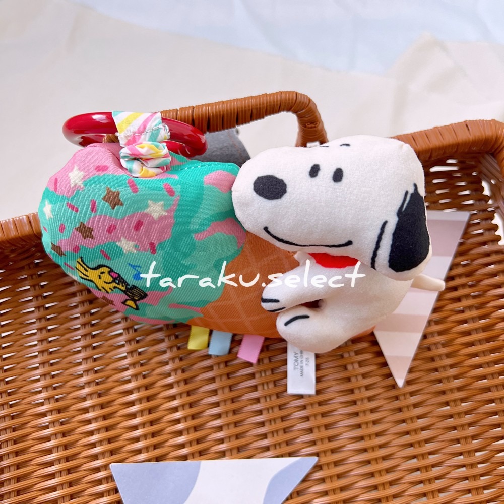 史努比安撫震動玩偶｜現貨｜寶寶安撫玩偶。日本代購 官方正品 安撫掛飾 沙紙聲響 新生兒送禮 多樂選物-細節圖5