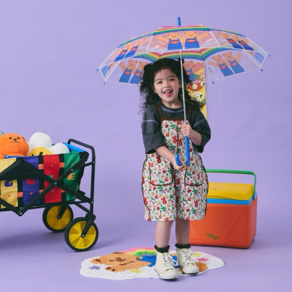 幼兒吊帶褲｜現貨 100cm｜wiggle wiggle 聯名吊帶短褲。男寶女寶 幼兒吊帶褲 多樂選物-細節圖3