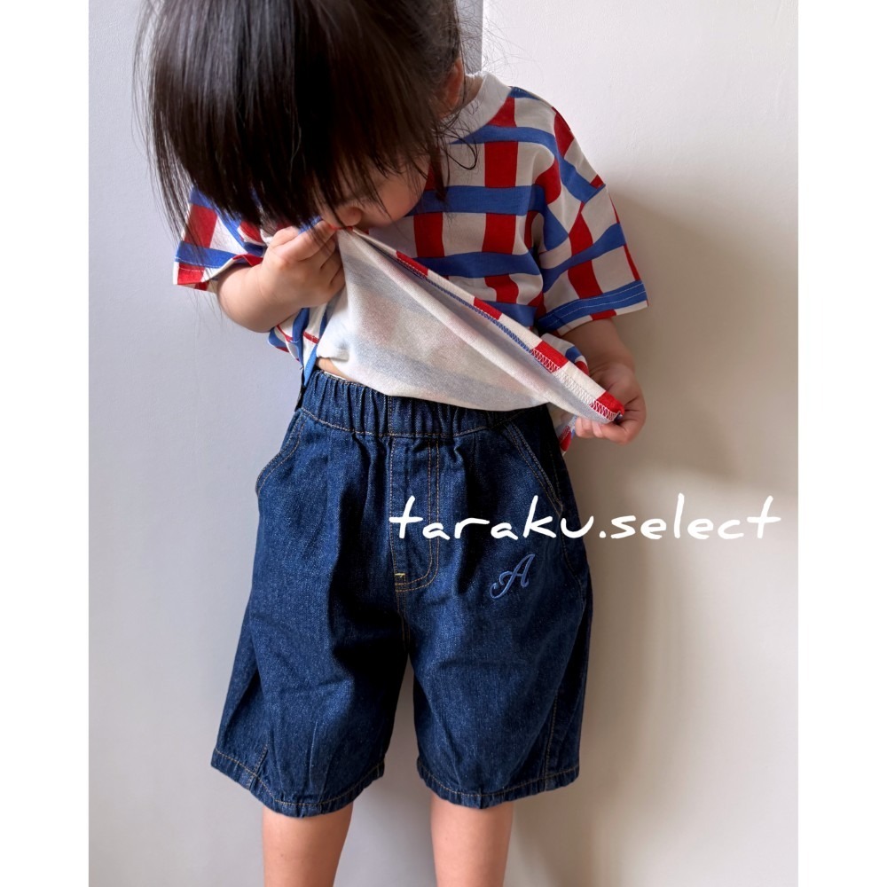 幼兒過膝短褲｜現貨 90-110cm｜寶寶牛仔短褲(2色)。日本童裝 寶寶牛仔褲 幼兒牛仔褲 多樂選物 ss-細節圖6
