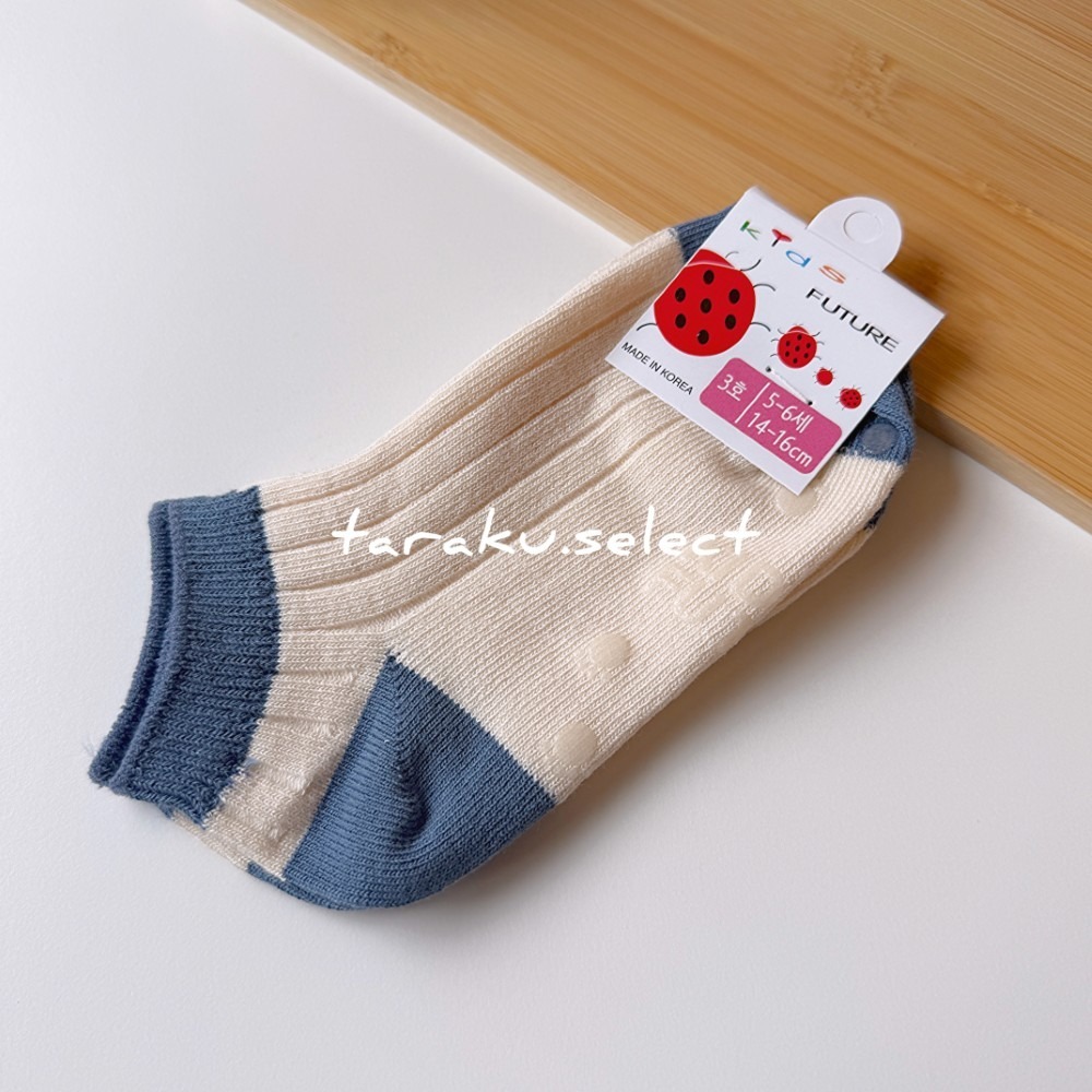 韓國童襪｜現貨 12~16cm｜寶寶襪5雙組。韓國製 防滑襪 寶寶襪子 兒童襪子 素色襪子 多樂選物-細節圖5