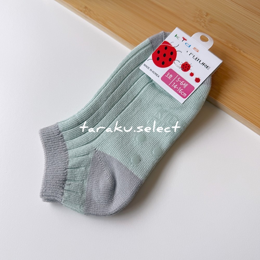 韓國童襪｜現貨 12~16cm｜寶寶襪5雙組。韓國製 防滑襪 寶寶襪子 兒童襪子 素色襪子 多樂選物-細節圖7