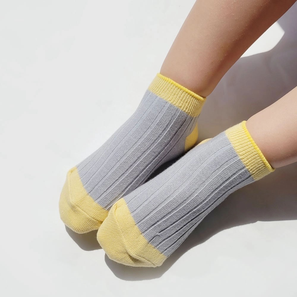 韓國童襪｜現貨 12~16cm｜寶寶襪5雙組。韓國製 防滑襪 寶寶襪子 兒童襪子 素色襪子 多樂選物-細節圖8