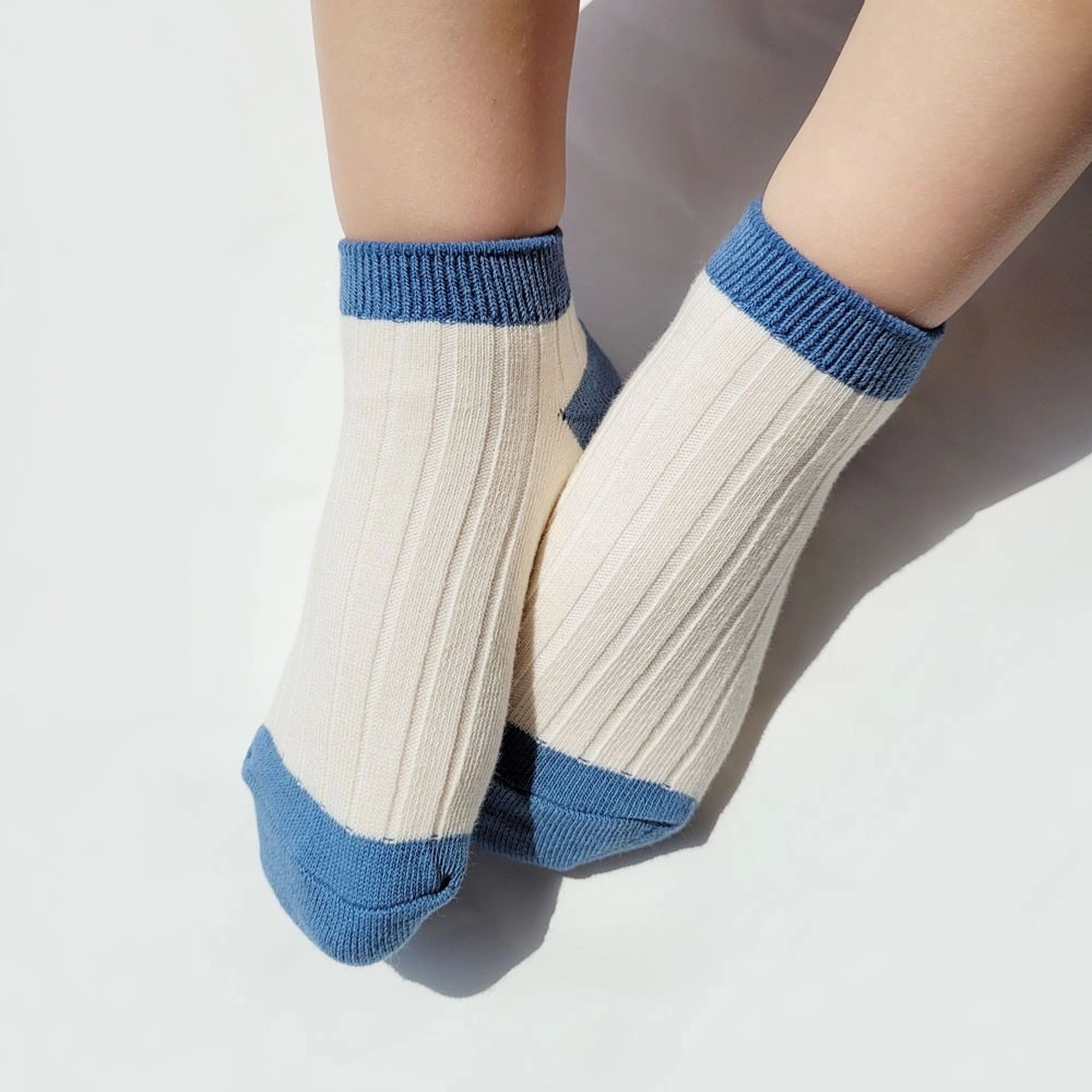 韓國童襪｜現貨 12~16cm｜寶寶襪5雙組。韓國製 防滑襪 寶寶襪子 兒童襪子 素色襪子 多樂選物-細節圖9