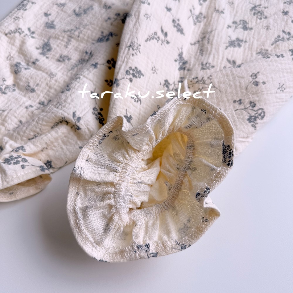 女寶長褲｜現貨 90cm｜女寶小花褲子。日本童裝 寶寶褲 小花 北歐風 女寶穿搭 多樂選物-細節圖8