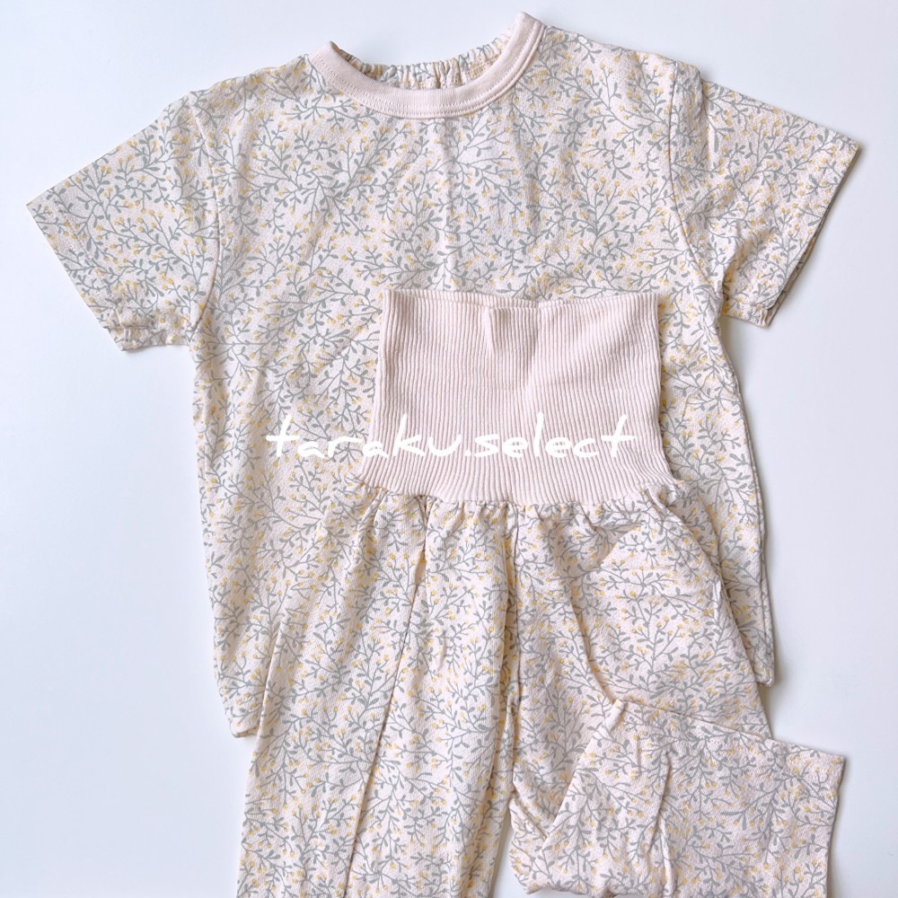 女寶短袖睡衣｜現貨 100cm｜女童短袖睡衣套裝。日本童裝 幼兒睡衣 護肚褲 腹卷睡褲 多樂選物-規格圖11