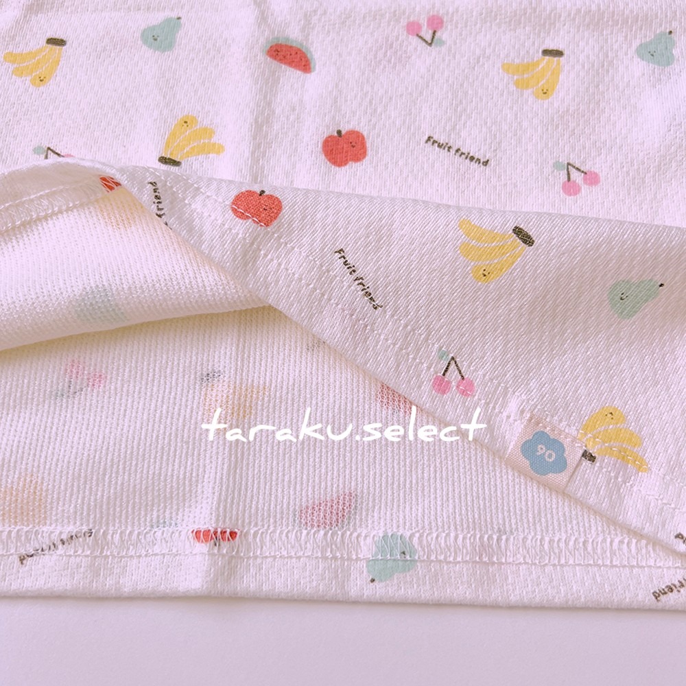 寶寶短袖睡衣｜現貨 90cm 95cm｜寶寶短袖睡衣套裝。日本童裝 幼兒睡衣 水果睡衣 護肚褲 腹卷睡褲 多樂選物-細節圖5